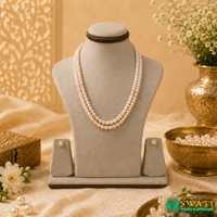 Pink Pearl Semi Round Mala