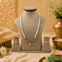 White Pearls White Stone 2rows