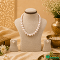 Pink Pearl Round Big Size Mala