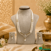 White Pearls White Stone2rows