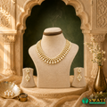 White Pearls AD Necklace