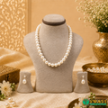 Peach Pink Round Shape Mala