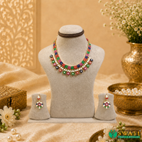 Navratan Stone AD Necklace