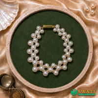 Flat Pearls Bracelet