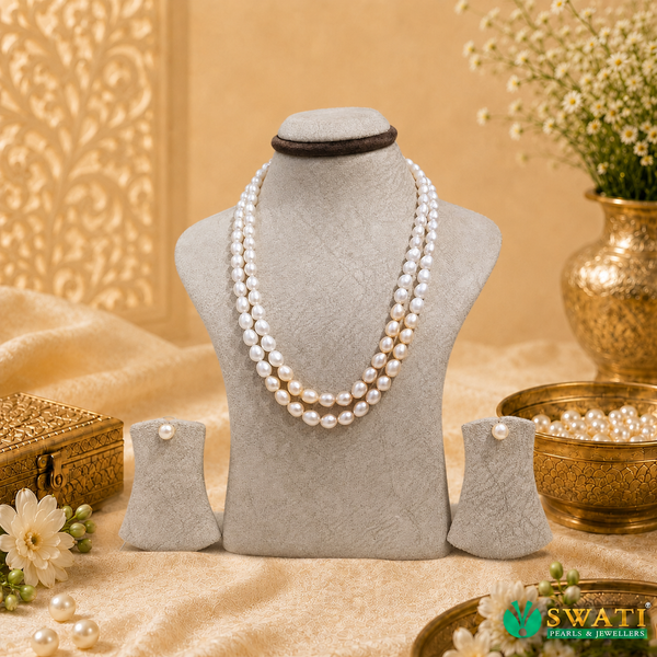 Pink Pearl Shaded Mala