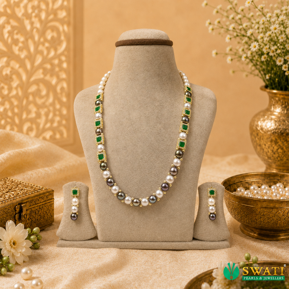 Multi Pearls Long Chain