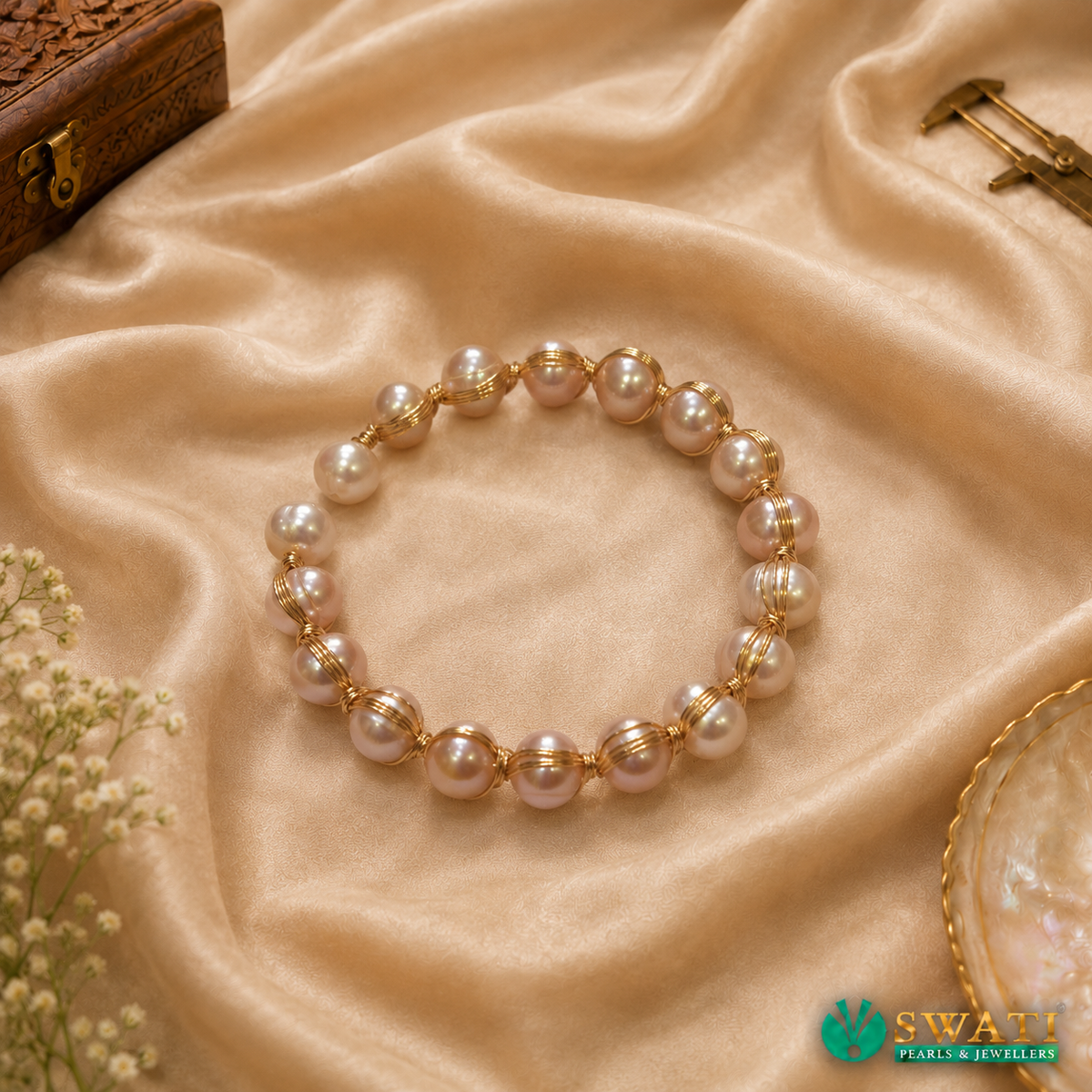 Pink Pearl Bracelet