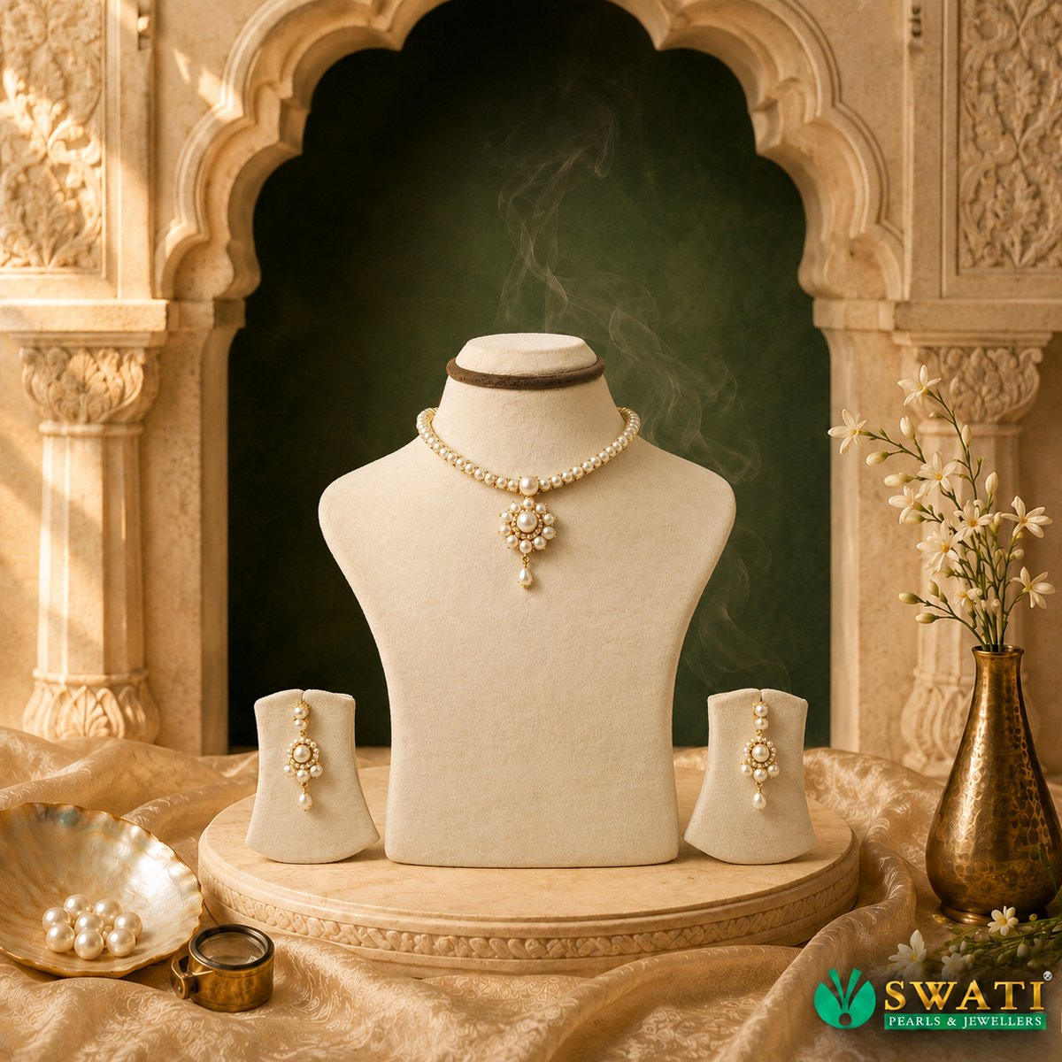 White Pearls Short Set