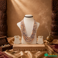 Pink Pearls Shaded 5rows Mala