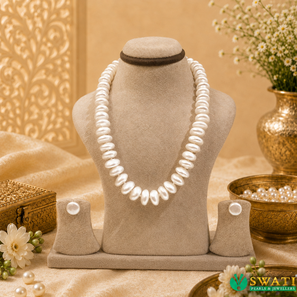 Coin White Pearls Mals