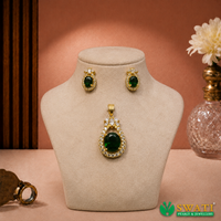 Onyx Stone Pendant Set