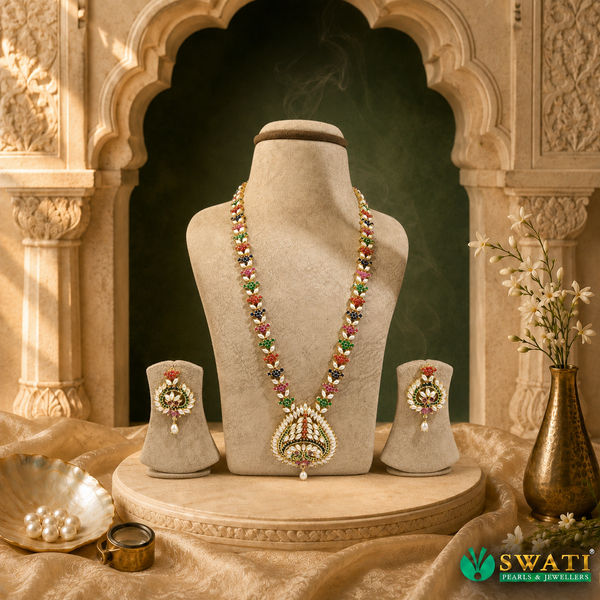 Navratan Stone Long Chain
