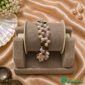 Pink Pearl With Stone Bracelet