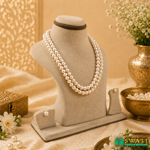 Pink Shaded Round Shape Mala