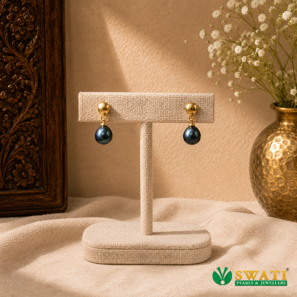 Black Pearls With Hangings