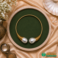 White Baroque Pearl Bracelet